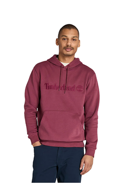 FELPA CON CAPPUCCIO HAMPTON BORDEAUX